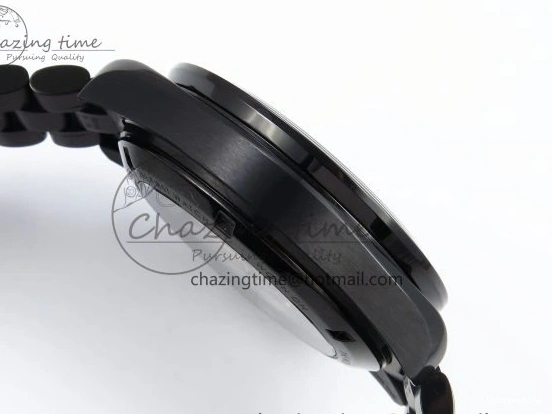 0422 Speedmaster Black Benom PVD Saturn RMF Best Edition on PVD Bracelet Lemania HW StreetReady 7726